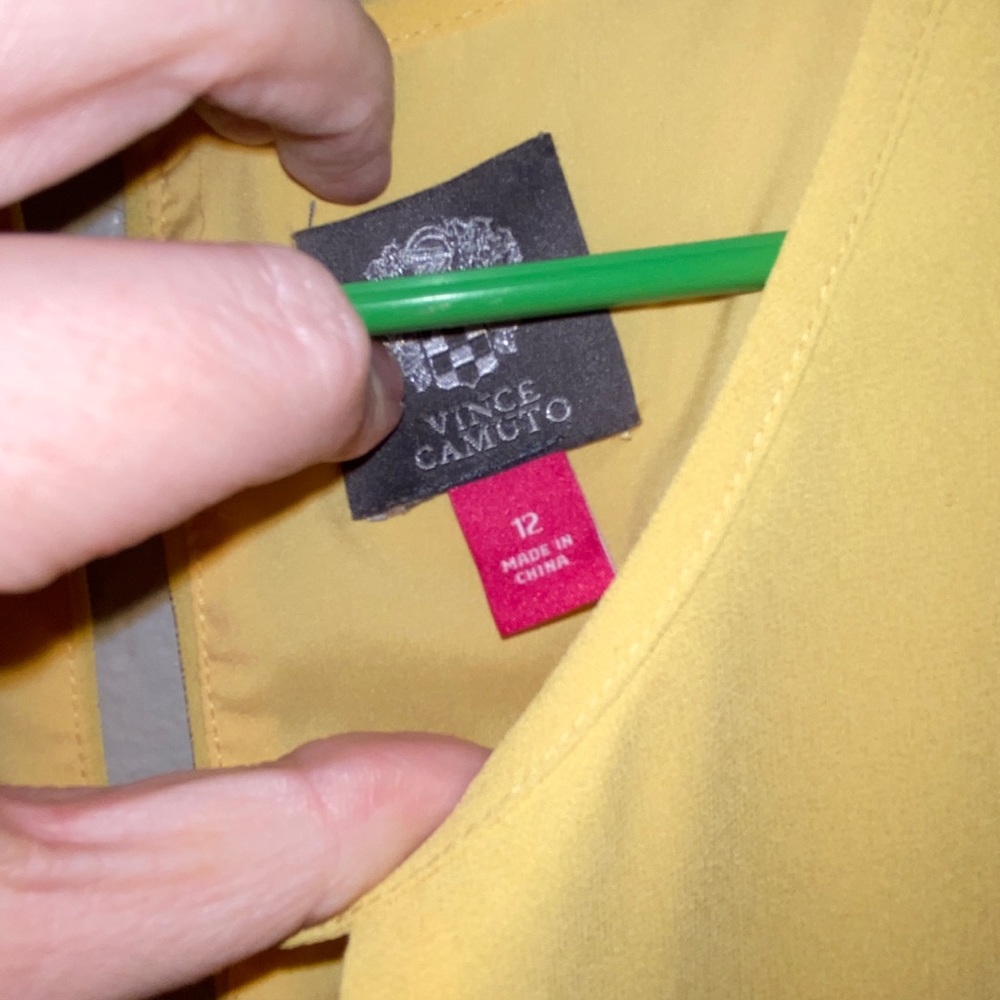 Womens yellow dress